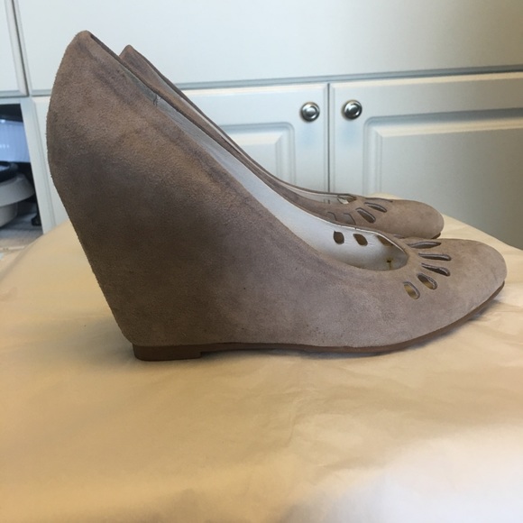 Jeffrey campbell suede wedge heel! - Picture 1 of 5